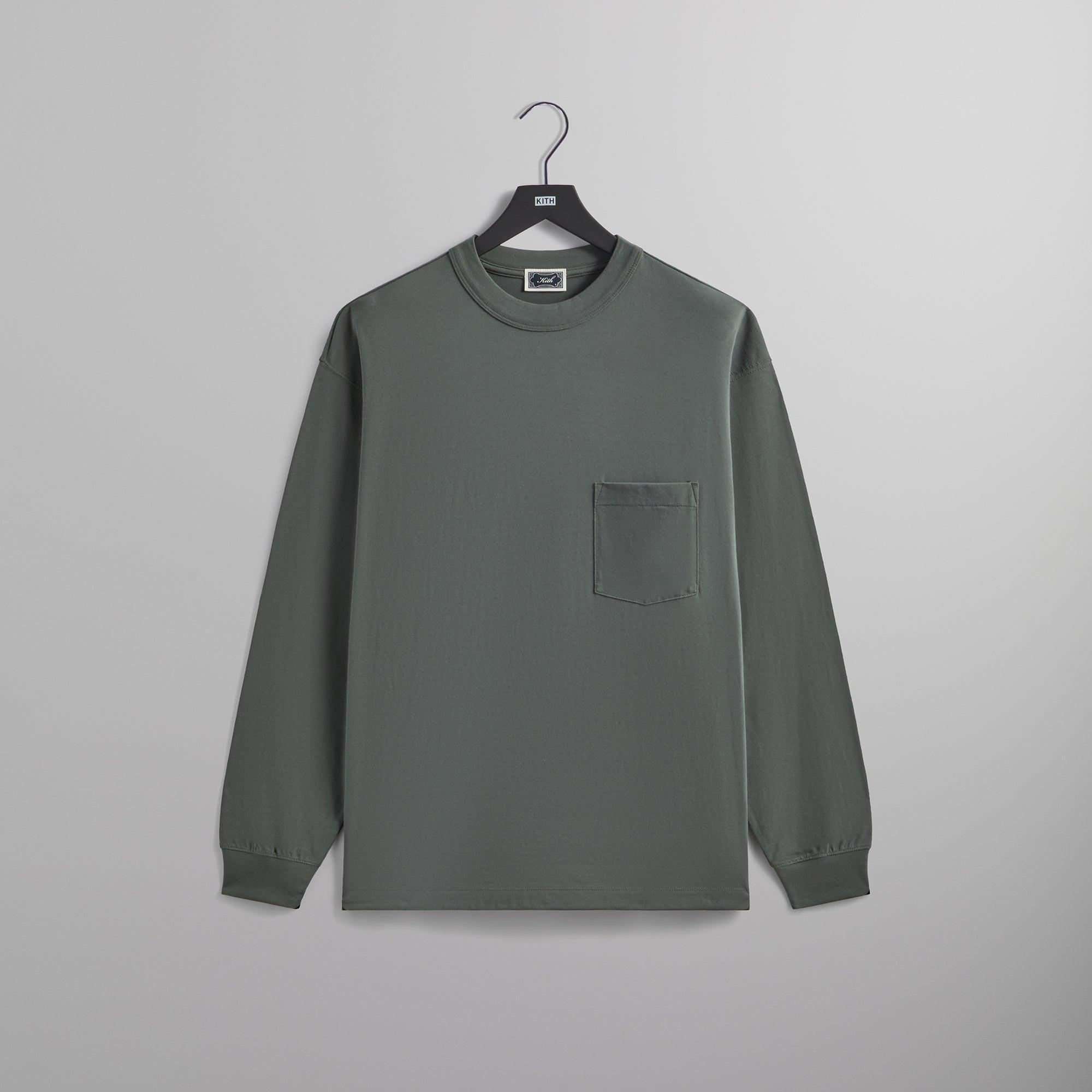 Kith Long Sleeve Leonard Pocket Tee - Machine Male Product Image