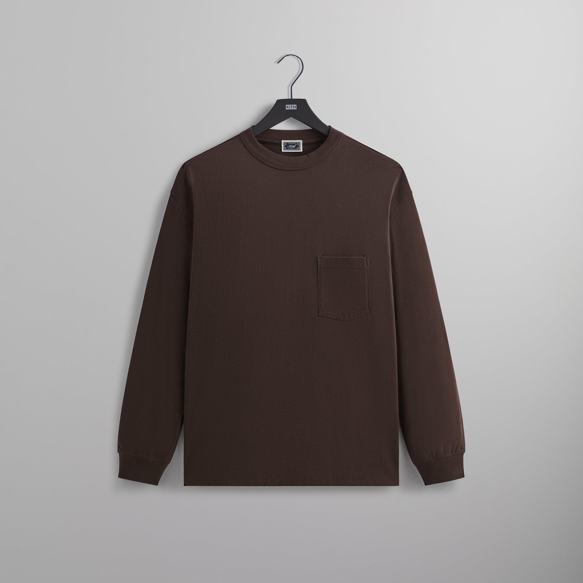 Kith Long Sleeve Leonard Pocket Tee - Incognito Male Product Image