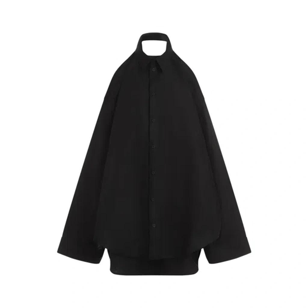 BALENCIAGA Black Suspended Shirt Effect Dress Product Image