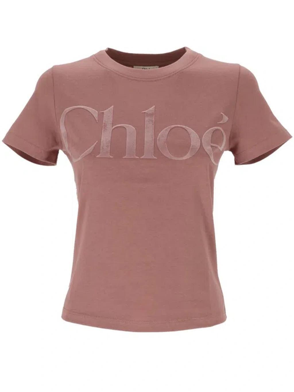 Logo T-shirt In Pink Product Image