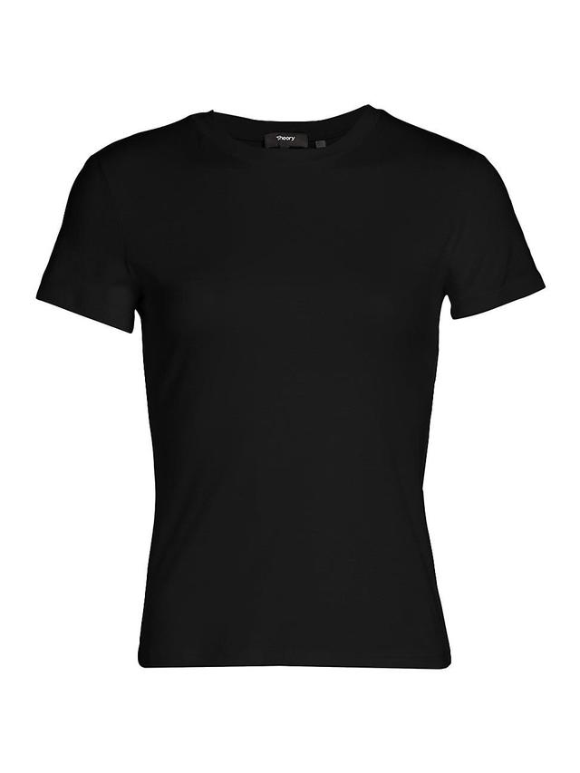 Womens Tiny Short-Sleeve Cotton Tee Product Image