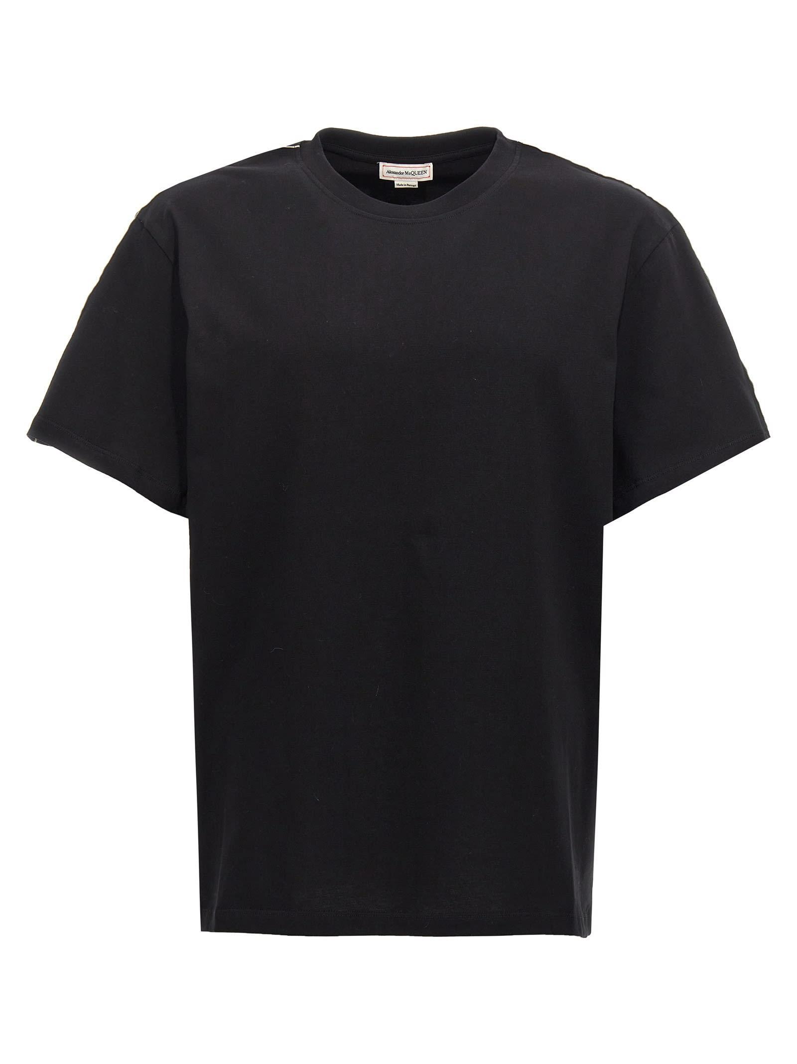 Basic Crewneck T-shirt In Blue Product Image