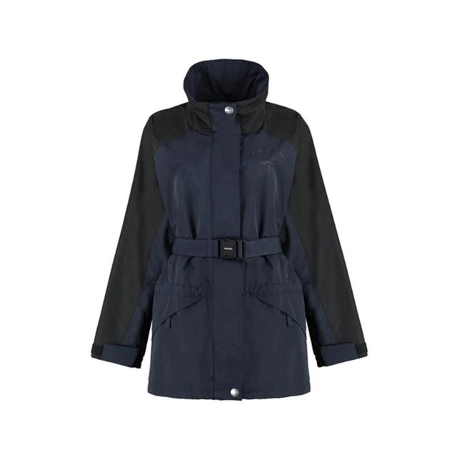 Techno Fabric Jacket In Blue Product Image