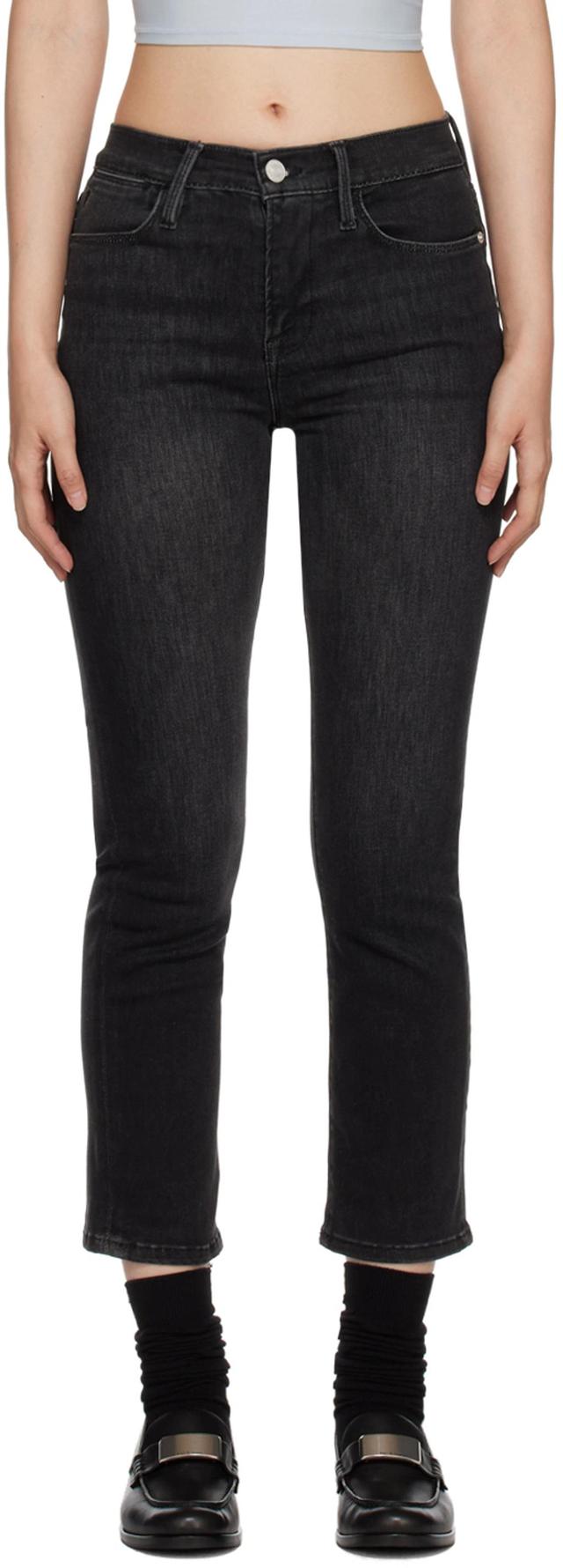 Le High Straight High-rise Straight-leg Stretch-denim Jeans In Tinsley Product Image