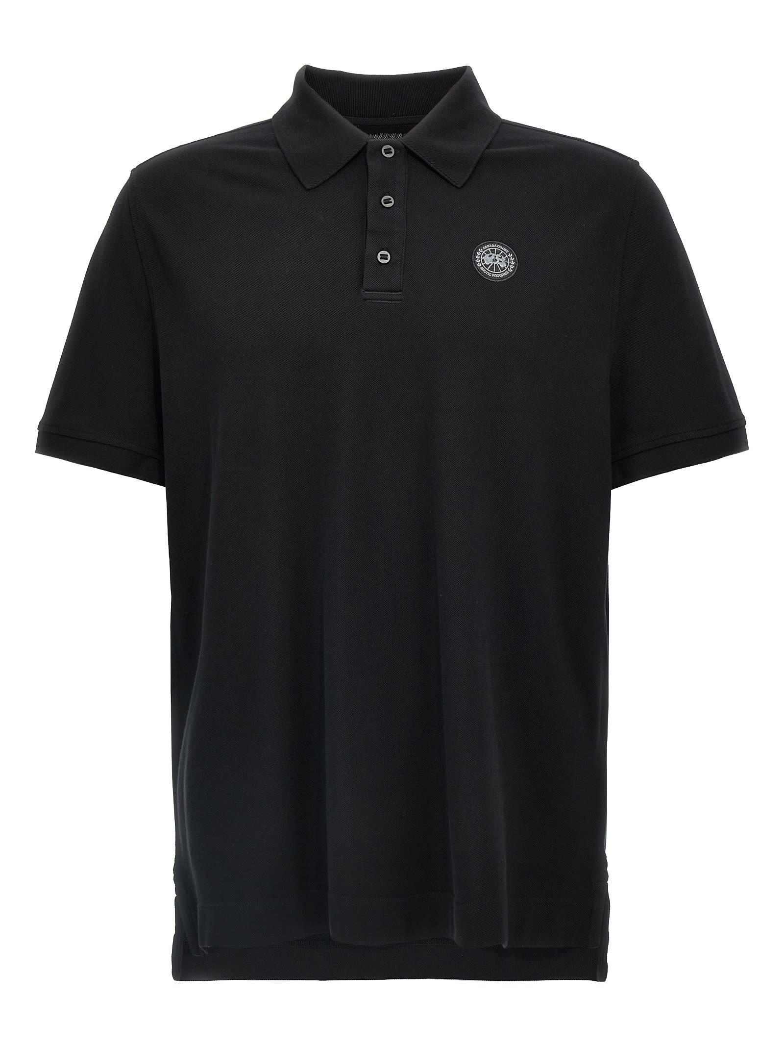 CANADA GOOSE Black Beckley Polo Shirt Product Image