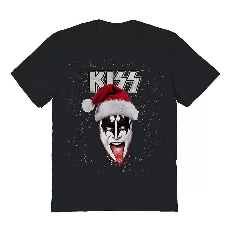 Mens Kiss Santa Graphic Tee Product Image