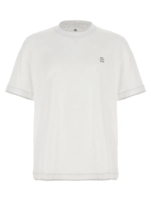 Layered T-shirt In White Product Image