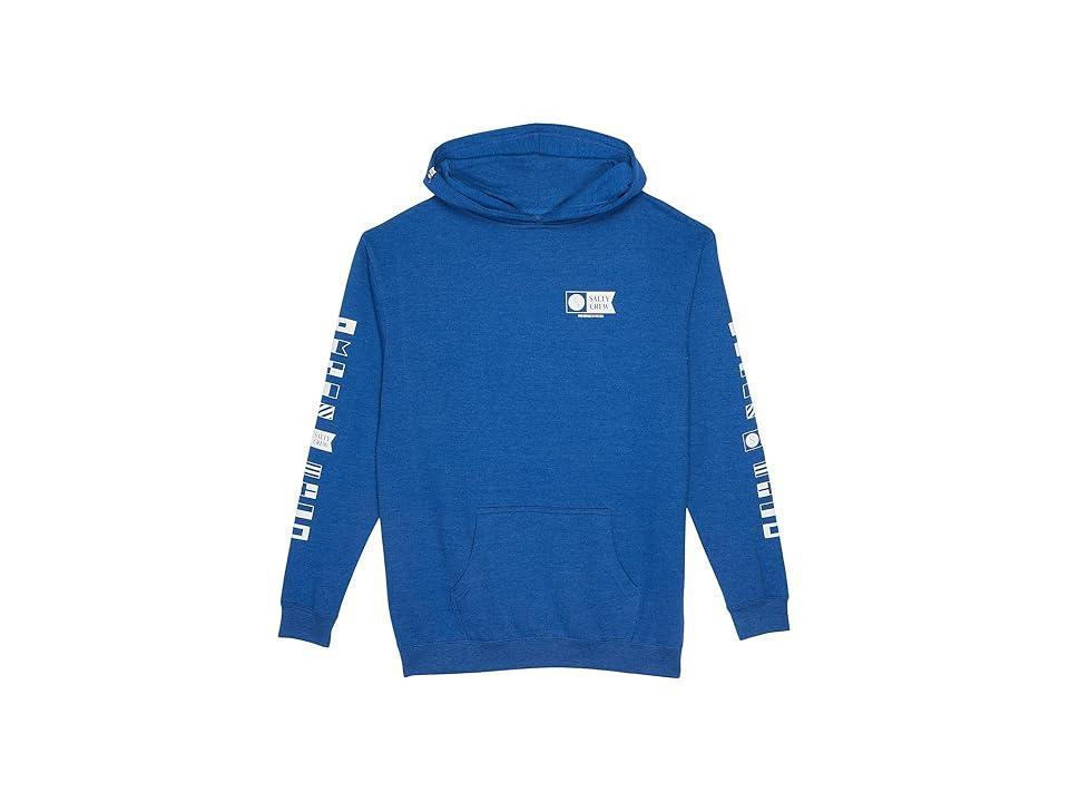 Salty Crew Alpha Flag Fleece (Little Kids/Big Kids) (Royal) Men's Clothing Product Image