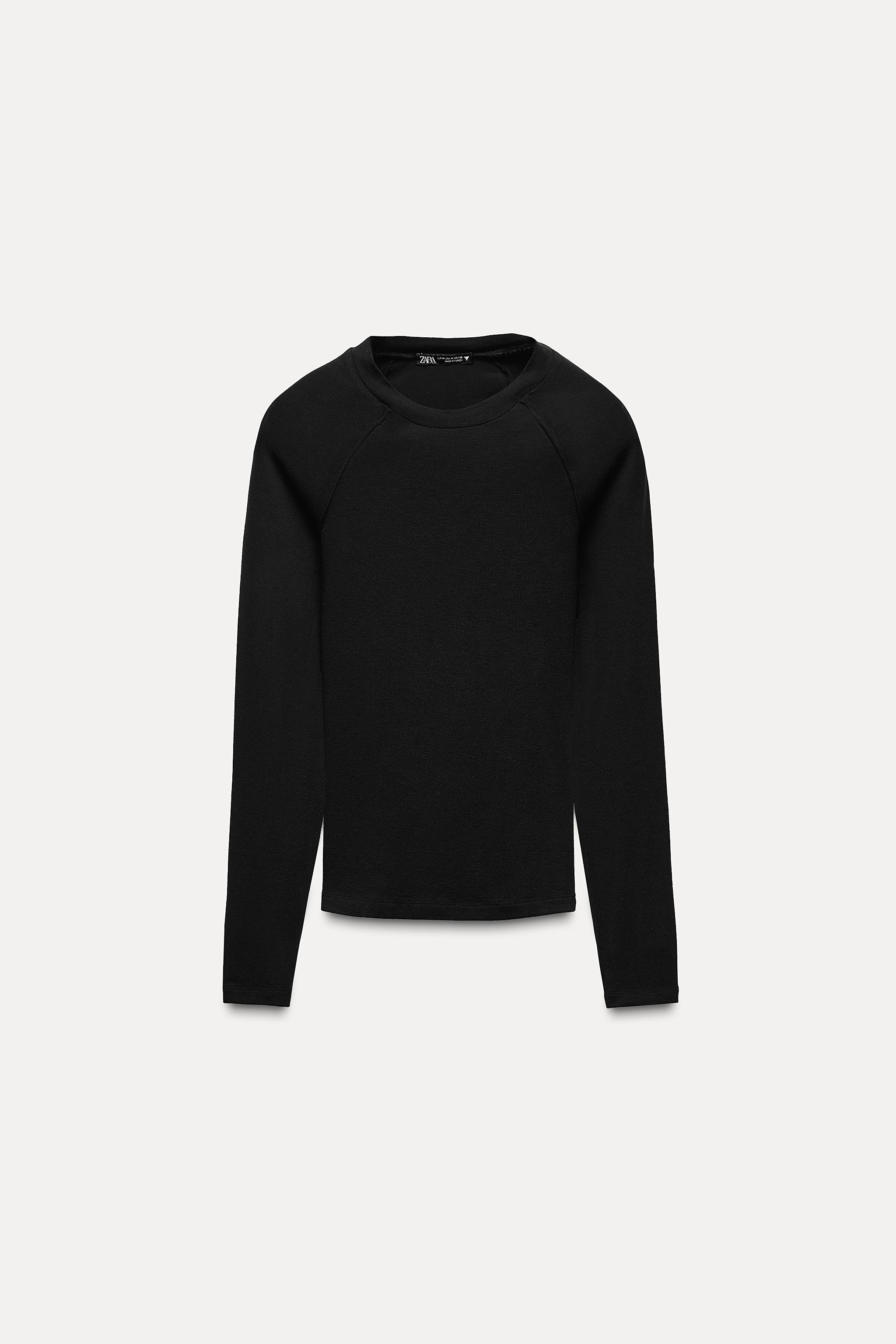 LONG SLEEVE FITTED TOP Product Image