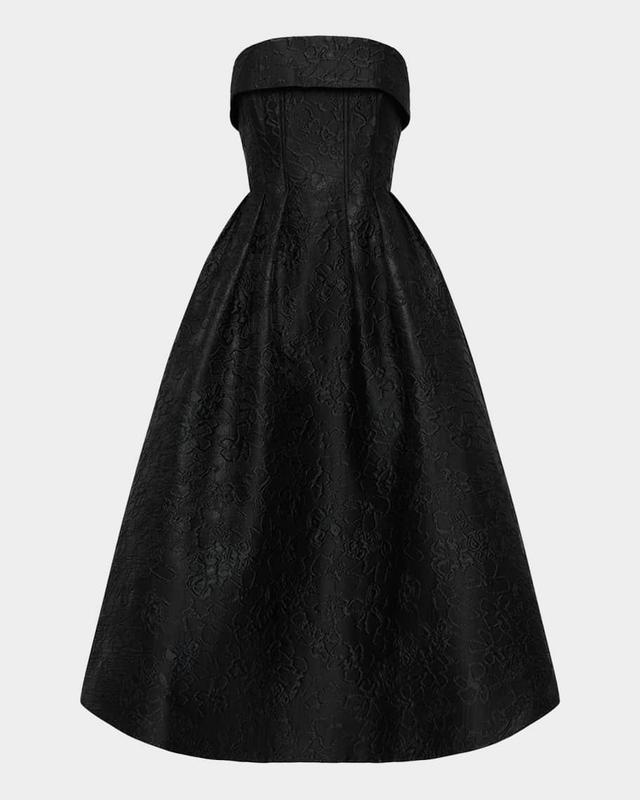 Esther Strapless Midi Dress Product Image