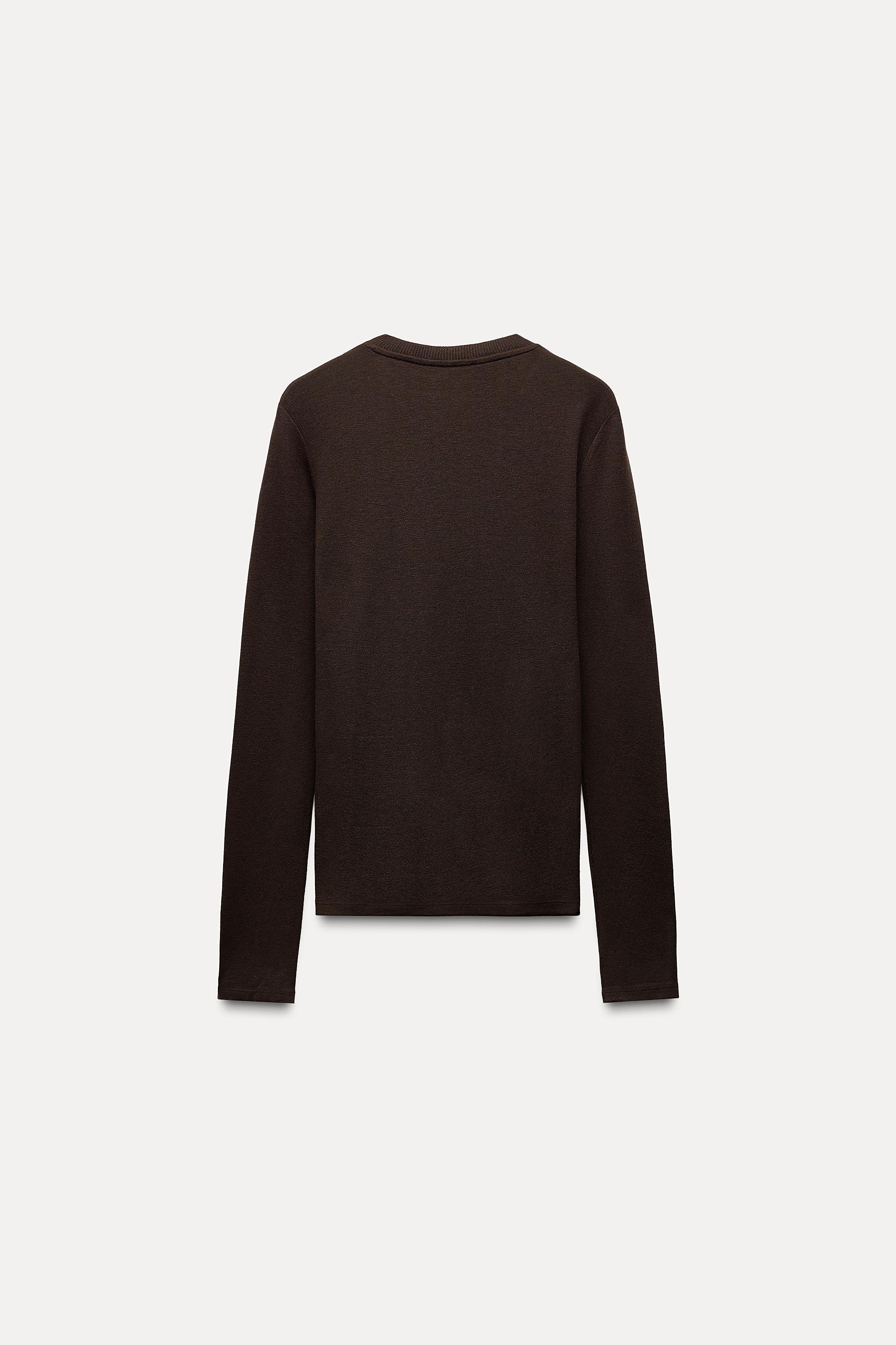 SOFT LONG SLEEVE SWEATER Product Image