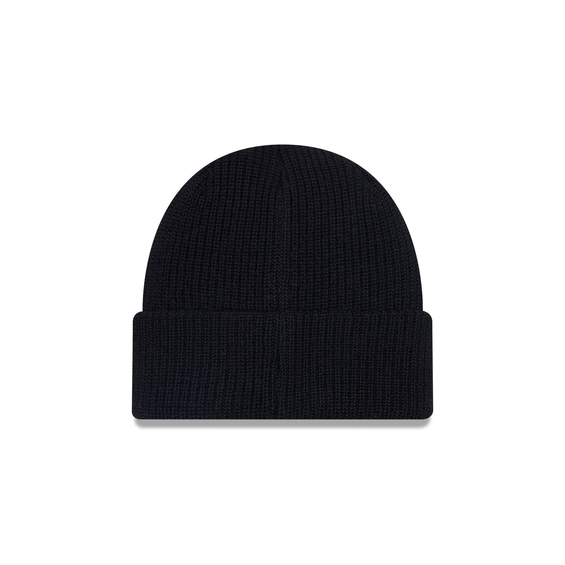 Black Everyday Knit Beanie Male Product Image