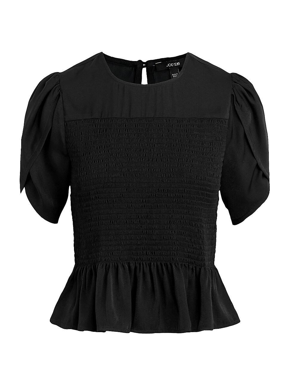 Womens Harlow Smocked Peplum Top Product Image