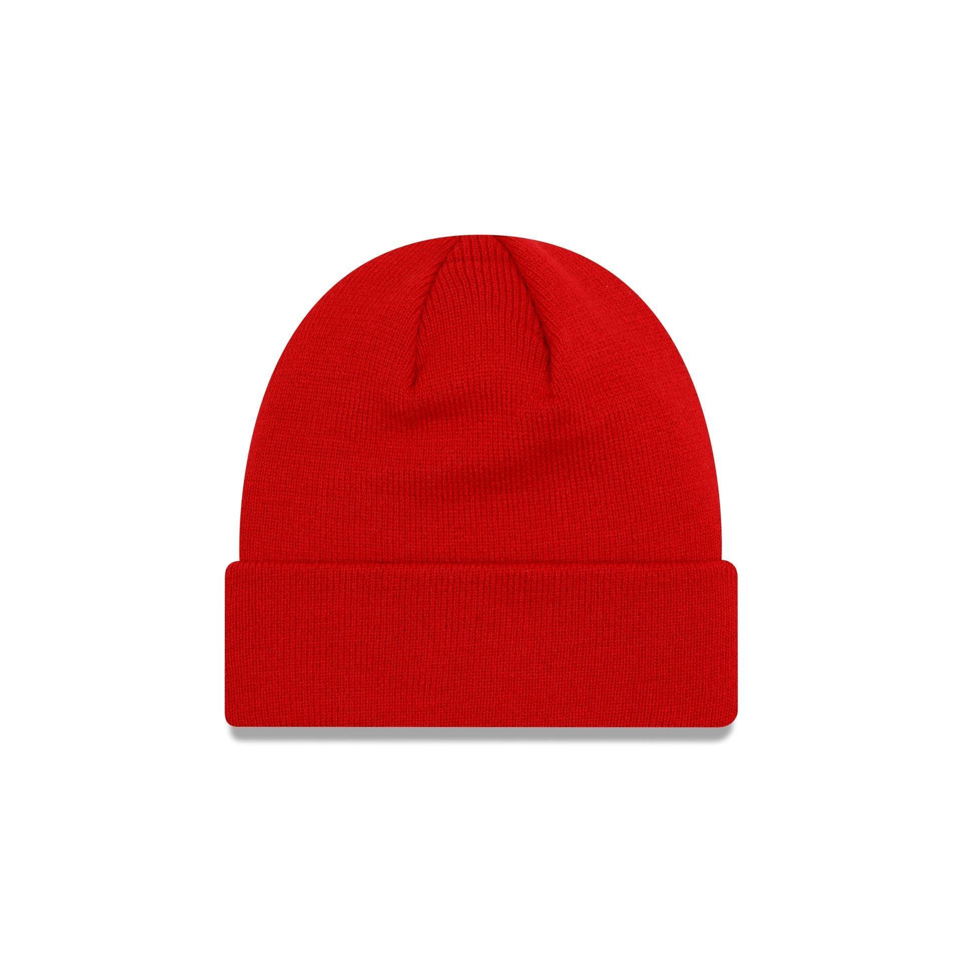 AC Milan Red Knit Hat Male Product Image