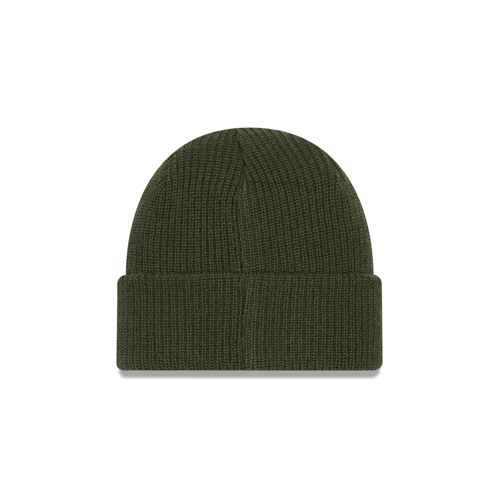 New York Yankees Green Merino Wool Knit Beanie Male Product Image