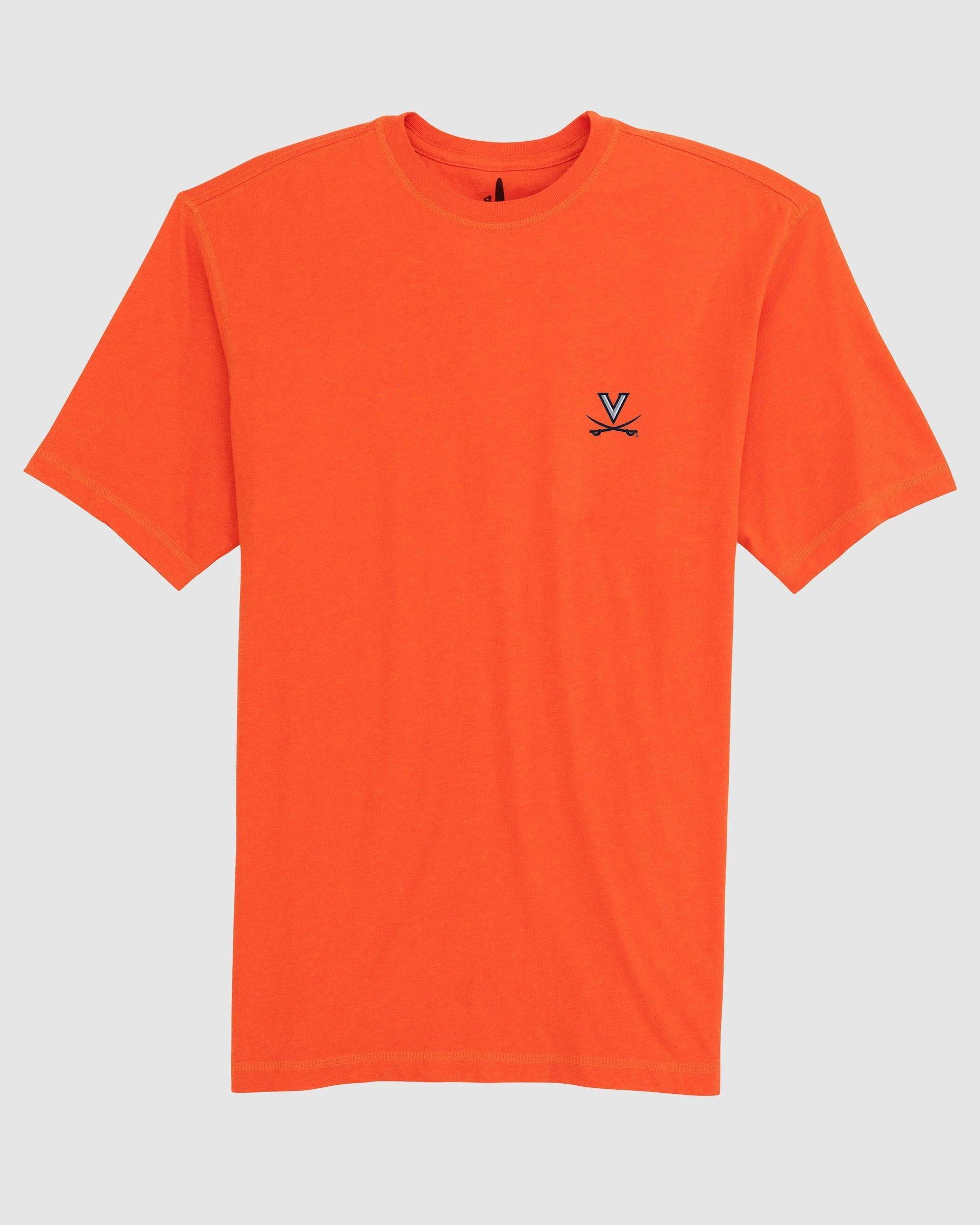 University of Miami Heathered Spencer Cotton T-Shirt Male Product Image