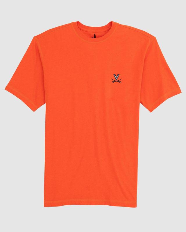 University of Illinois Heathered Spencer Cotton T-Shirt Male Product Image