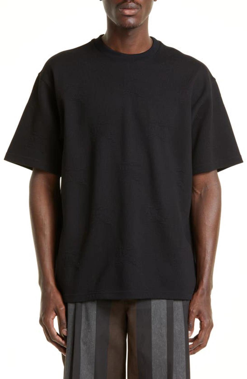 Ekd Jacquard T-shirt In Black Product Image