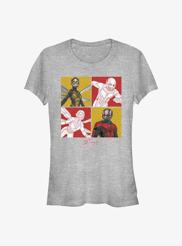 Marvel Ant-Man And Wasp Foursquare Girls T-Shirt Product Image