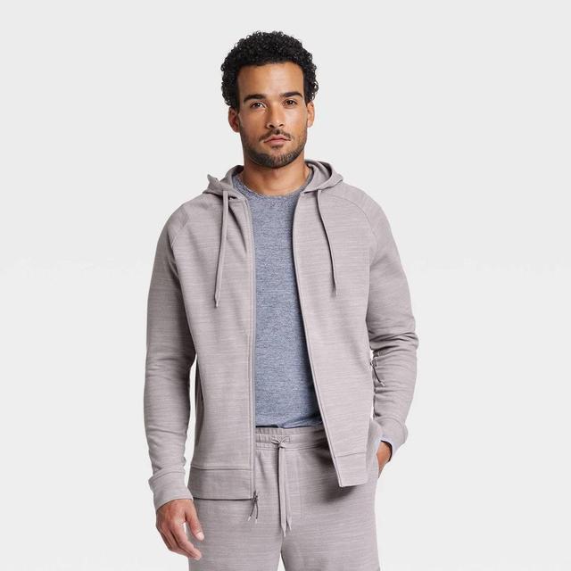 Mens Ponte Full-Zip Hoodie - All In Motion Light XXL Product Image