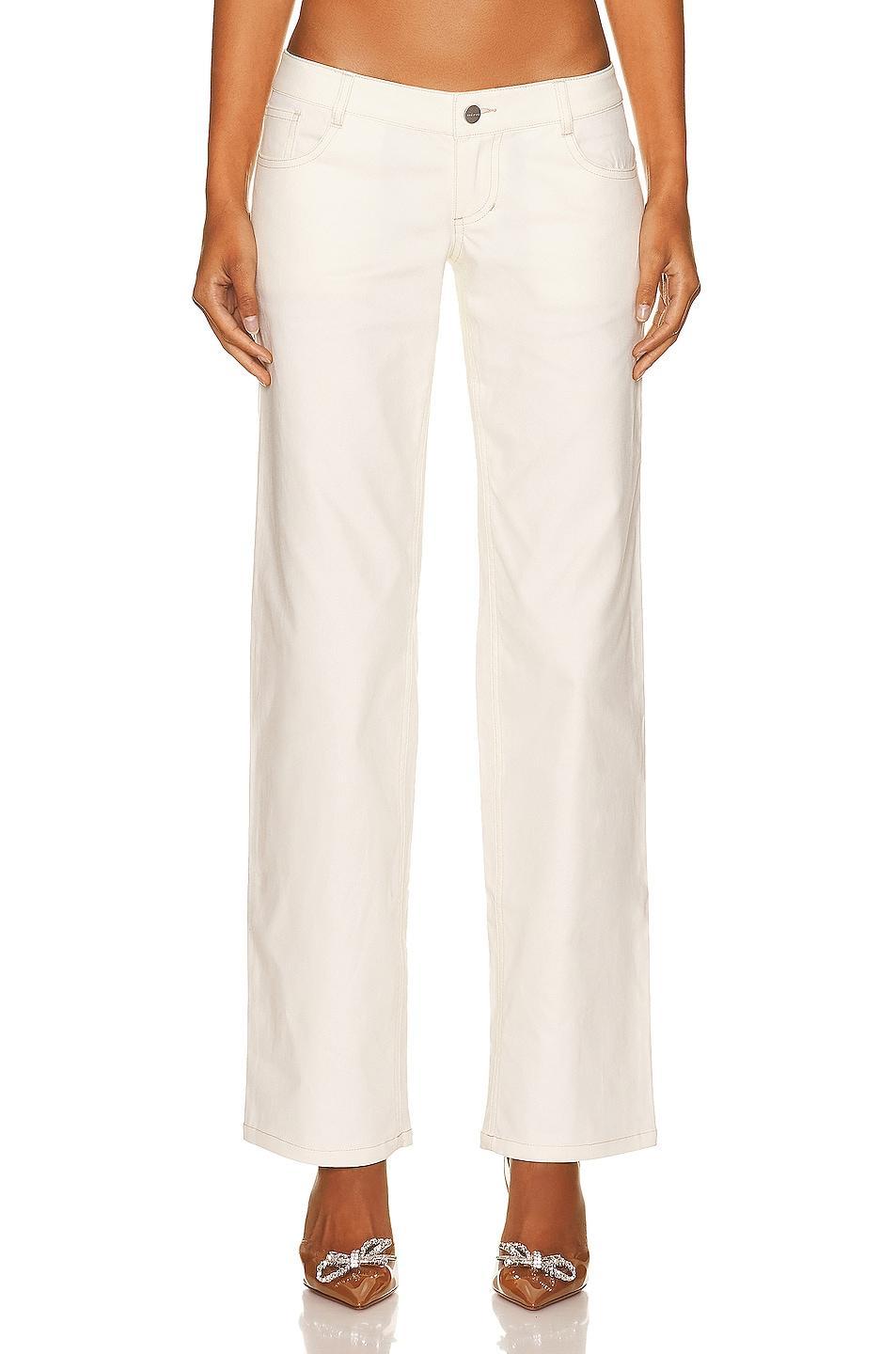 Miaou Atlas Pant in Cream Product Image