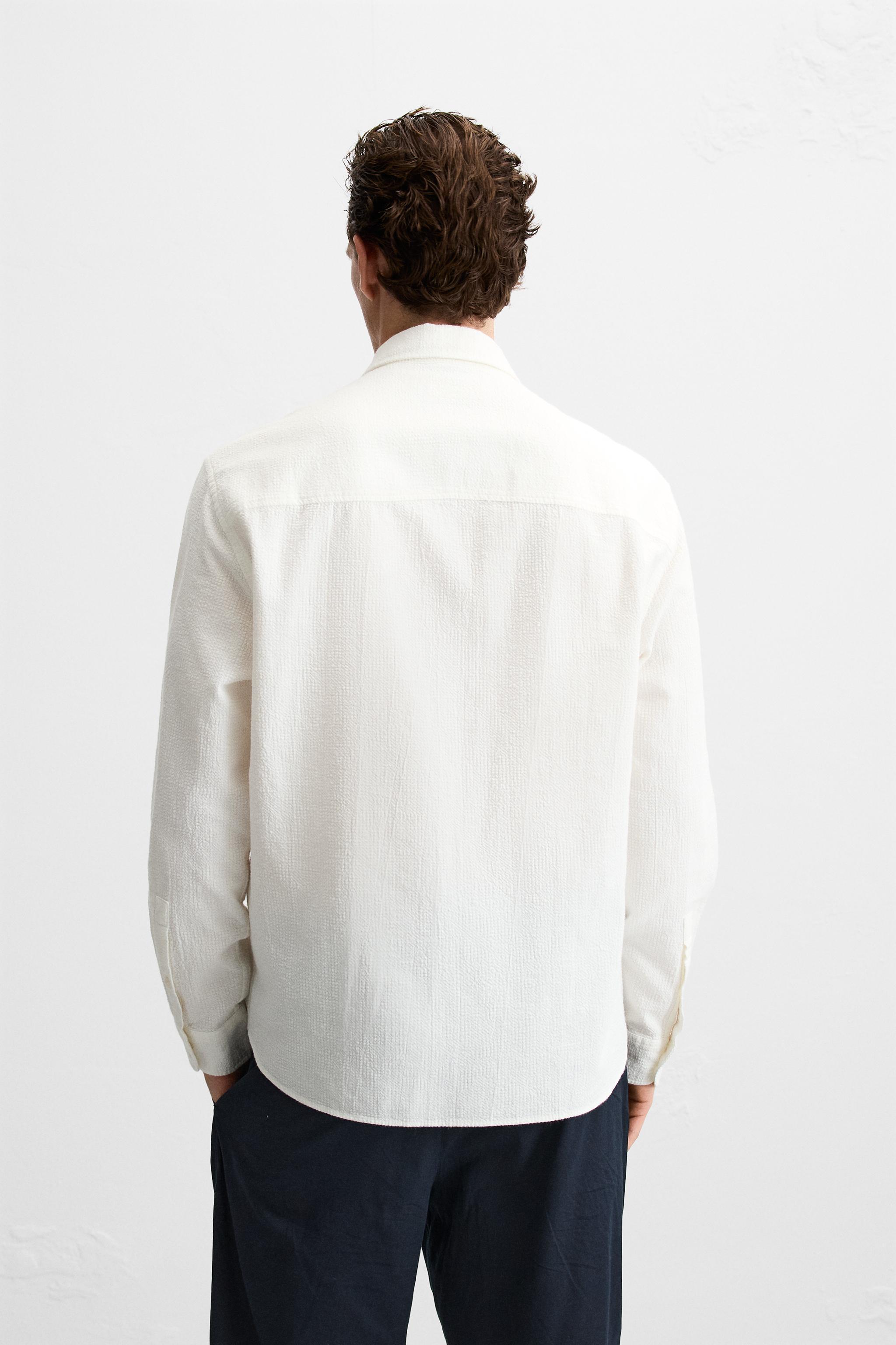 COTTON - LINEN BLEND SHIRT Product Image