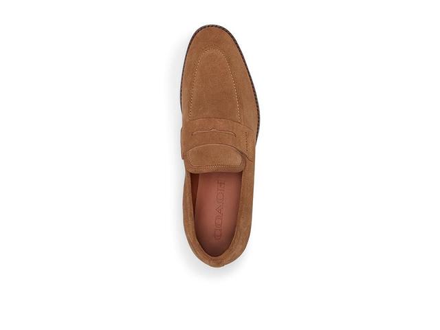 COACH Declan Suede Loafer (Coconut) Men's Lace-up Boots Product Image