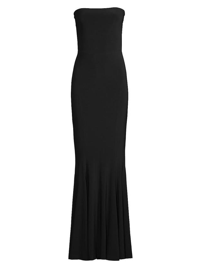 Womens Strapless Mermaid Gown Product Image