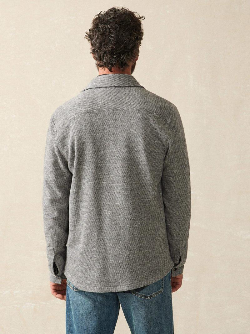 Inlet Knit CPO - Medium Grey Melange Product Image