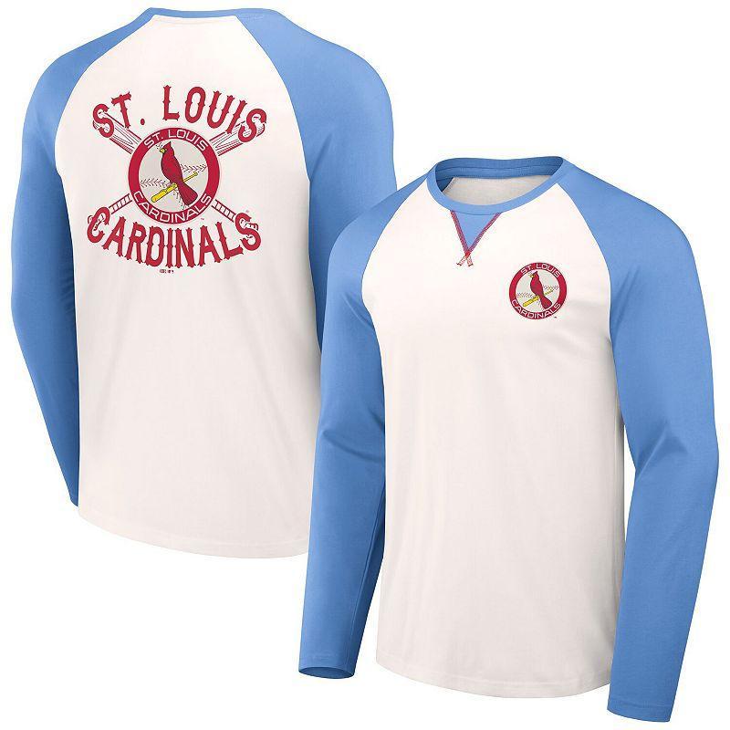 Mens Darius Rucker Collection by Fanatics White St. Louis Cardinals Team Color Raglan T-shirt - White Product Image