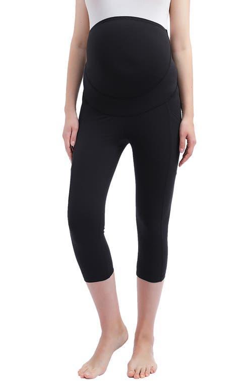 Kimi and Kai Mai Belly & Back Support Pocket Crop Maternity Tights Product Image