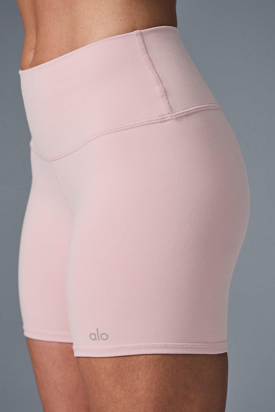 5" Airbrush High-Waist Biker Short - Ballet Pink Female Product Image