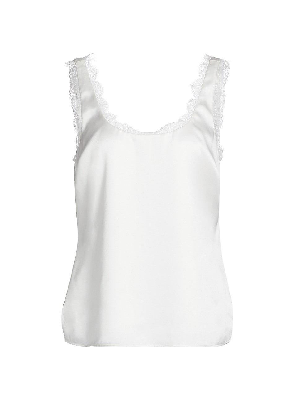 Womens Britney Silk Tank Top Product Image