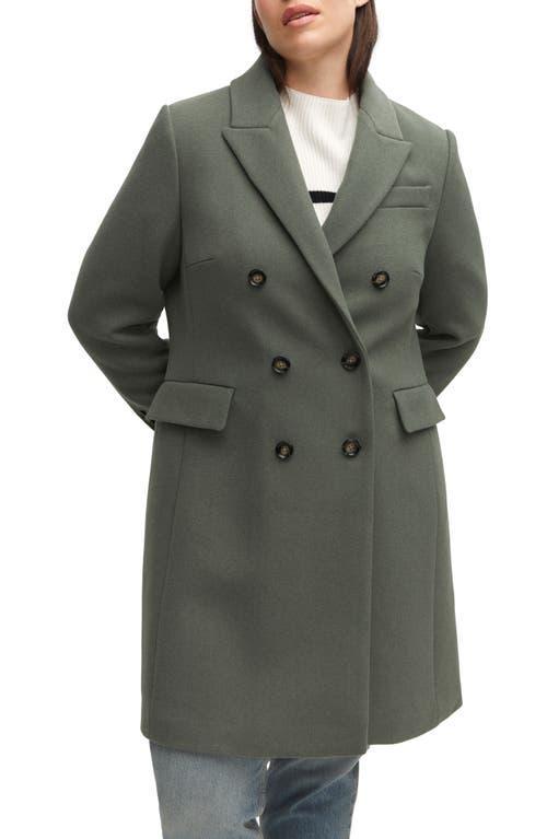 MANGO Double Breasted Coat Product Image