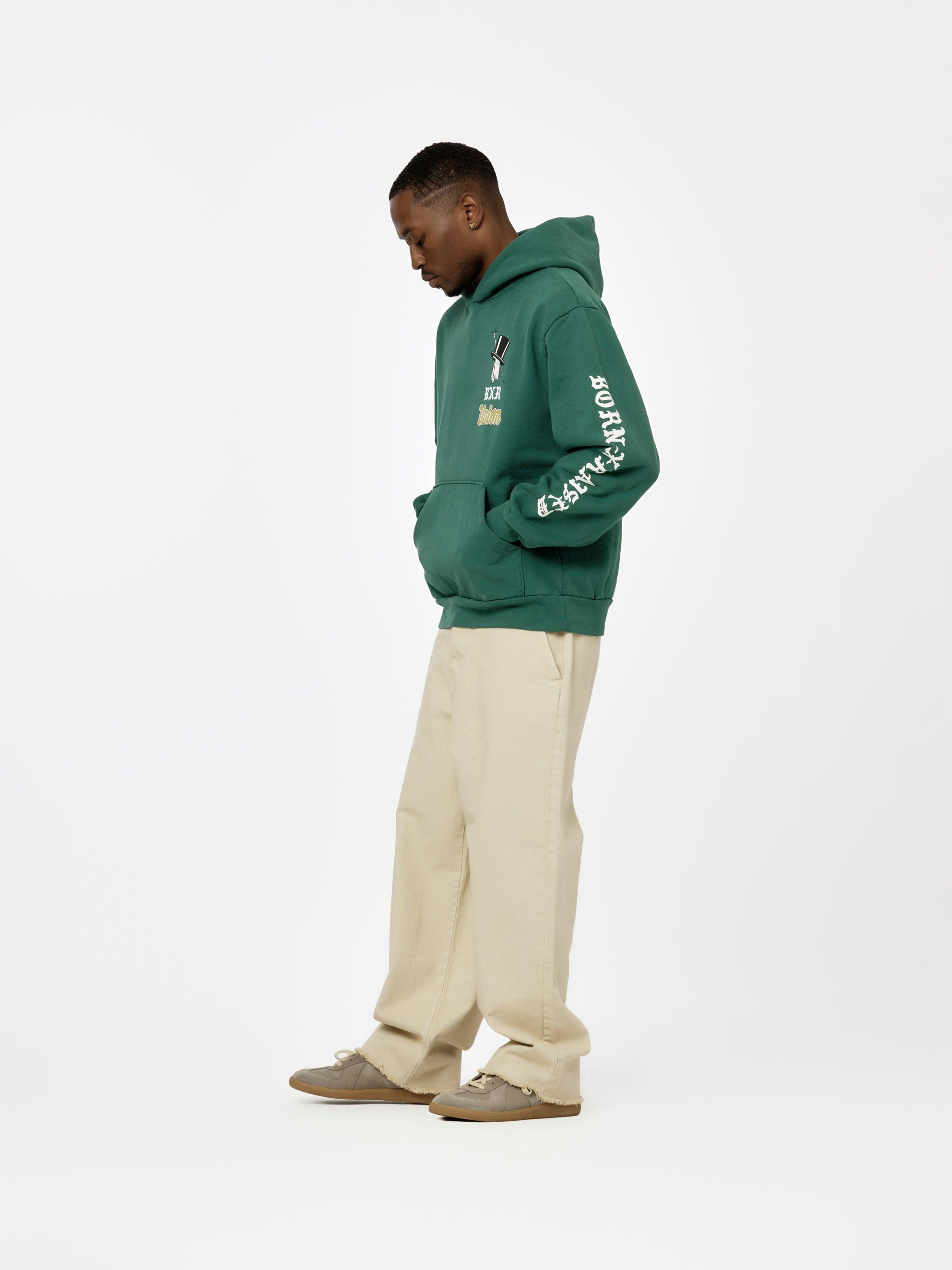 BXR + UNION GENTS OF DESIRE SEAL HOODIE (Emerald Green) Product Image