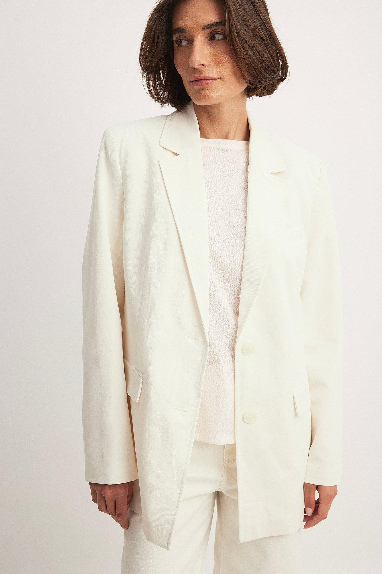 Top Stitch Oversized Blazer Product Image