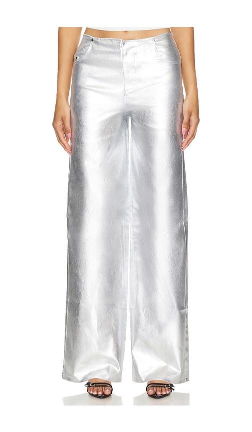 Lovers and Friends Naomi Pant in Silver Product Image