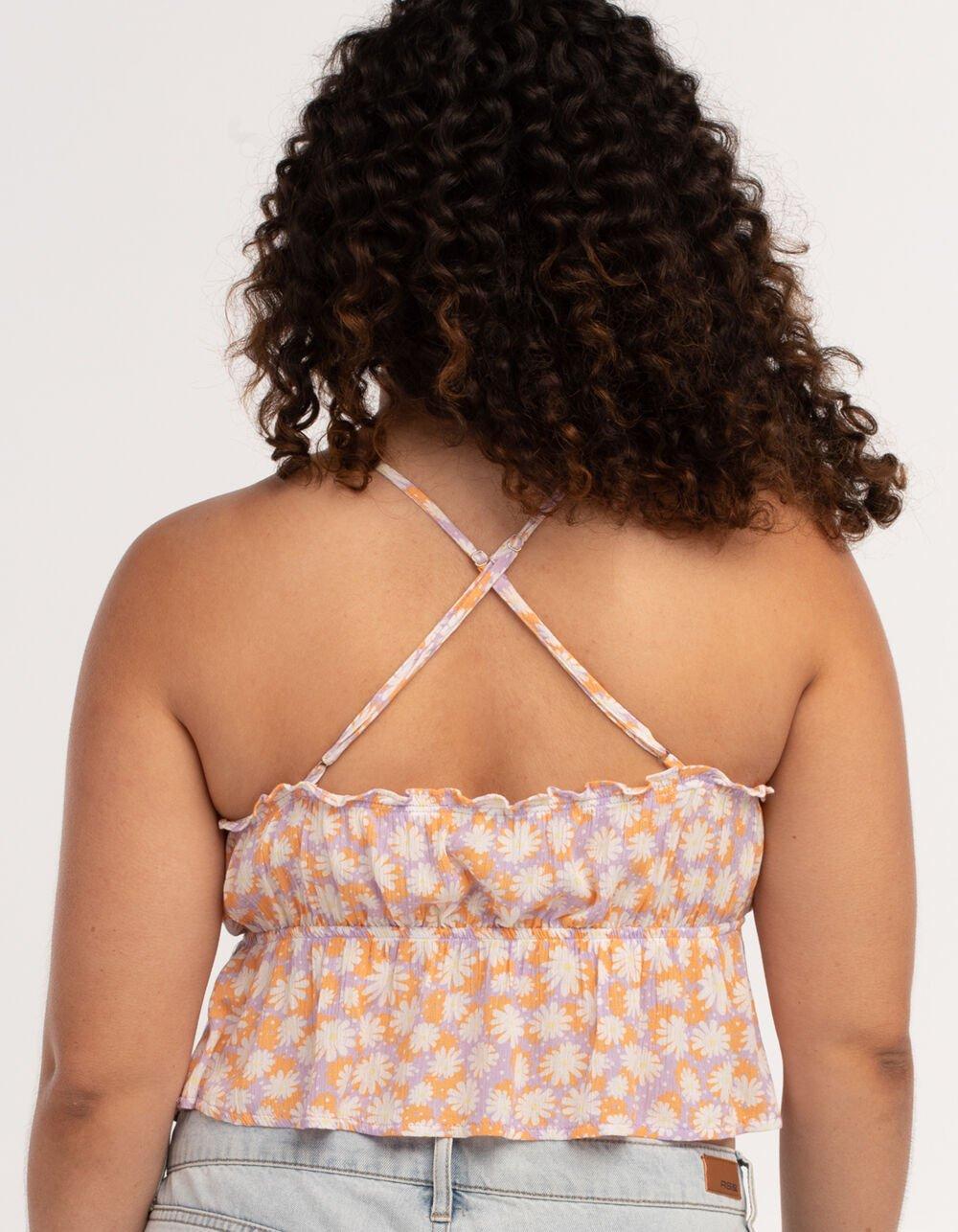 RSQ Womens Daisy X-Back Babydoll Top  Product Image