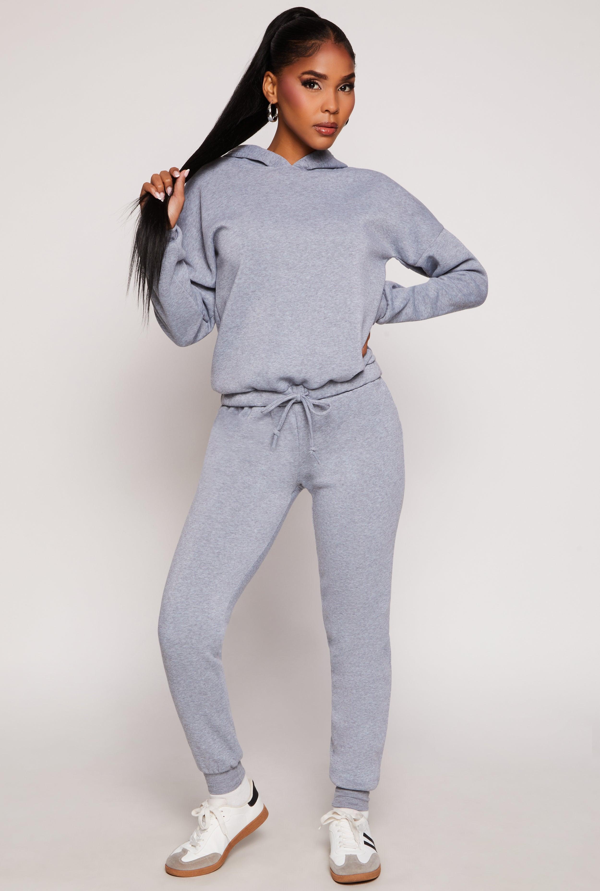 Womens Fleece Lined High Waisted Joggers Product Image