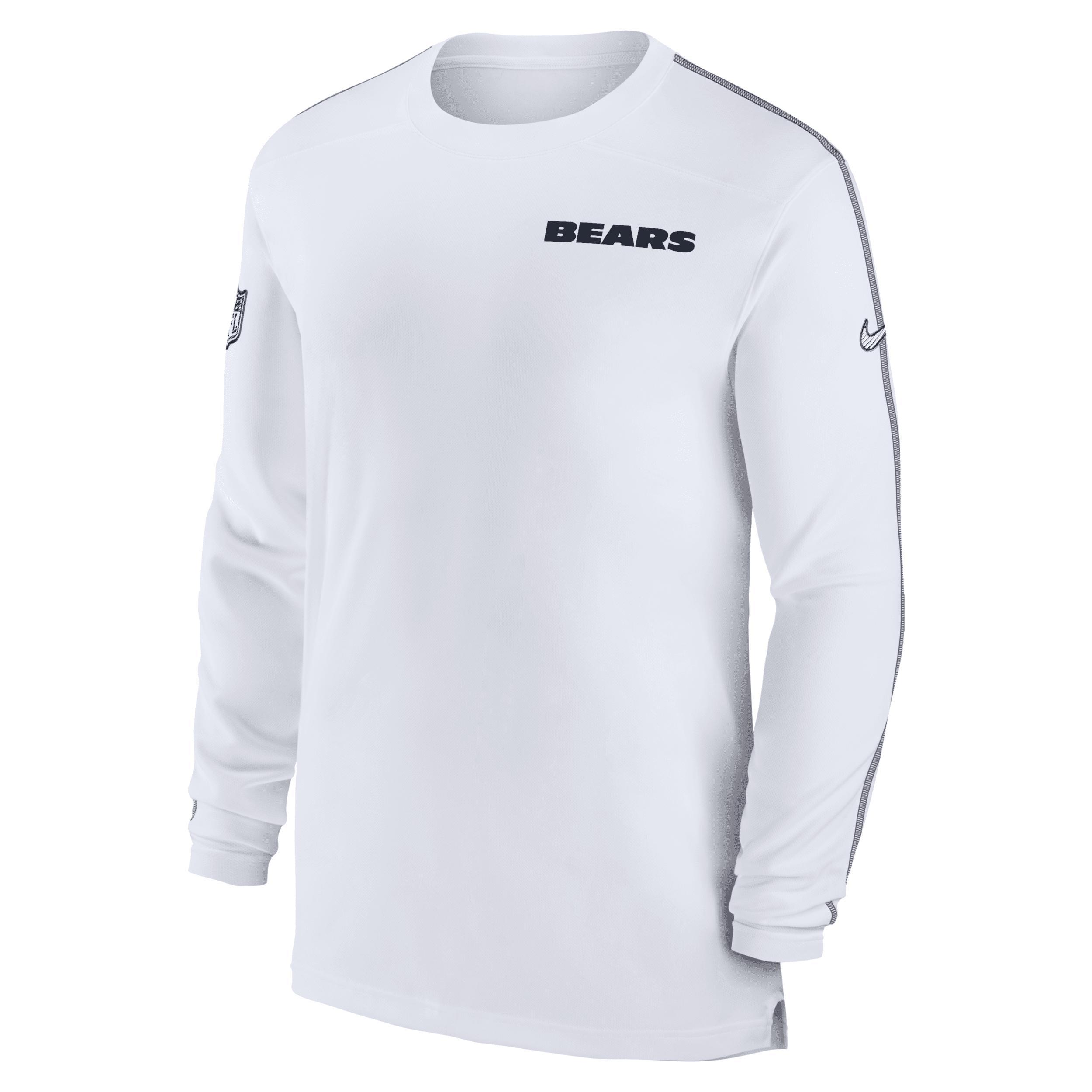 Chicago Bears Sideline Coach Nike Mens Dri-FIT NFL Long-Sleeve Top Product Image