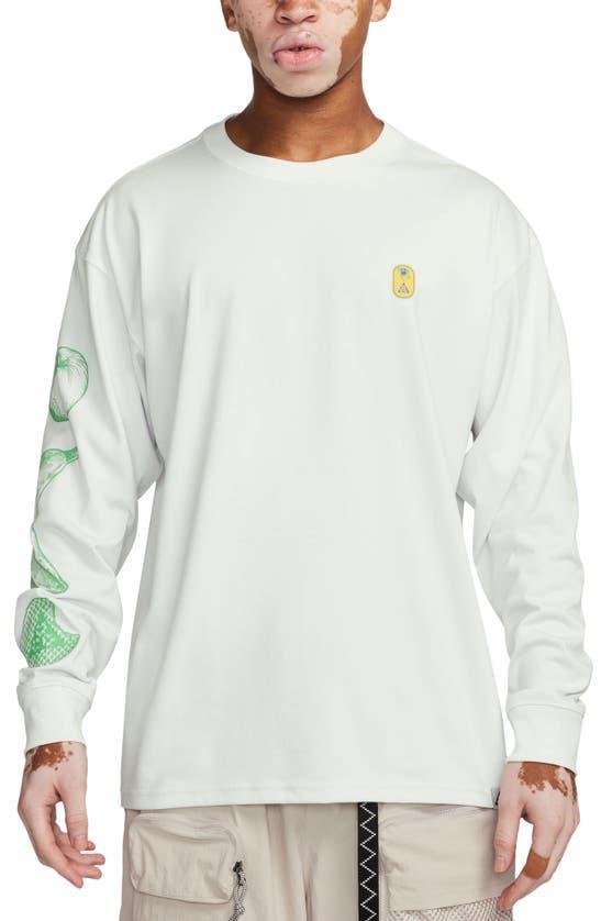 NIKE Men's  Acg "hike Snacks" Dri-fit Long-sleeve T-shirt In White Product Image