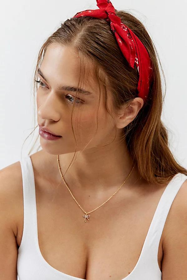 Cherry Print Bandana Womens at Urban Outfitters Product Image