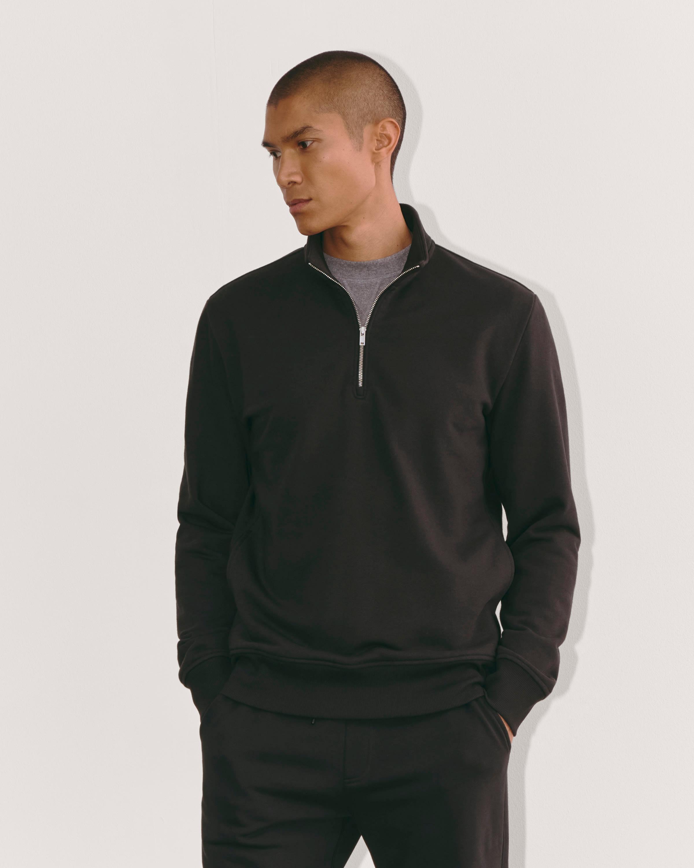 The Off-Duty Terry Quarter-Zip Product Image