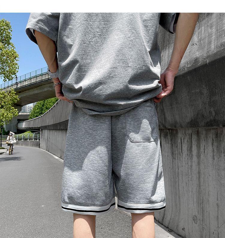 Japanese Character Print Shorts Product Image