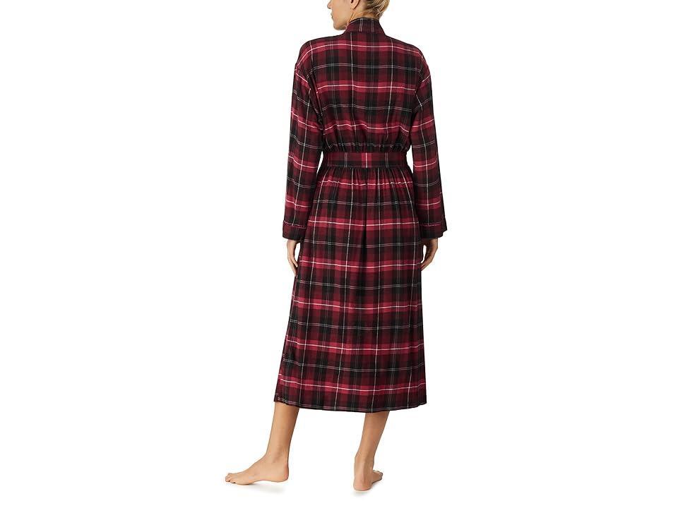 Eileen West Ballet Wrap Robe Plaid) Women's Pajama Product Image