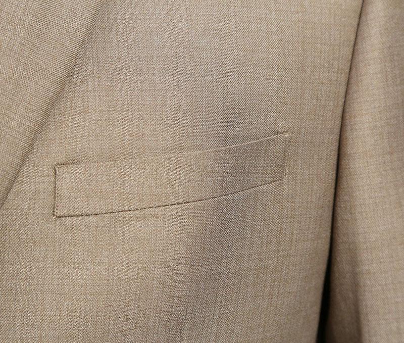 Vanderbilt Collection  - Classic 2 Piece Suit 2 Buttons Regular Fit In Taupe Product Image