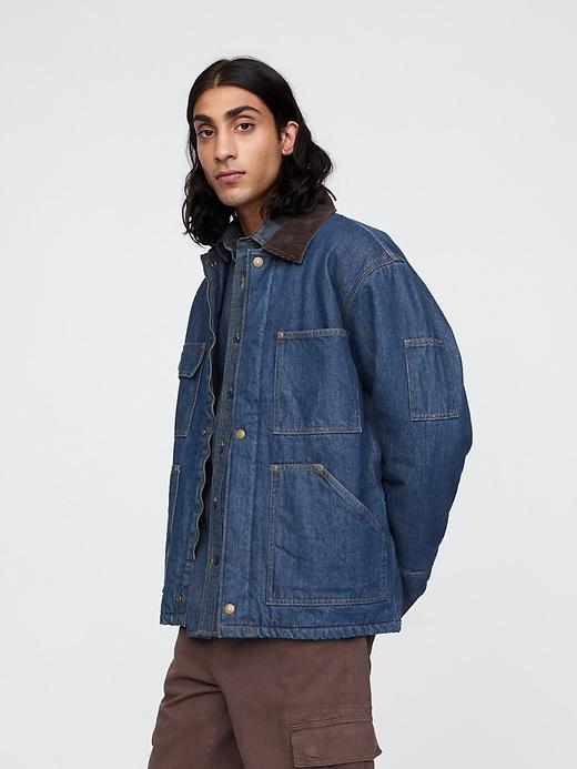 Heavyweight Denim Lined Chore Jacket product image