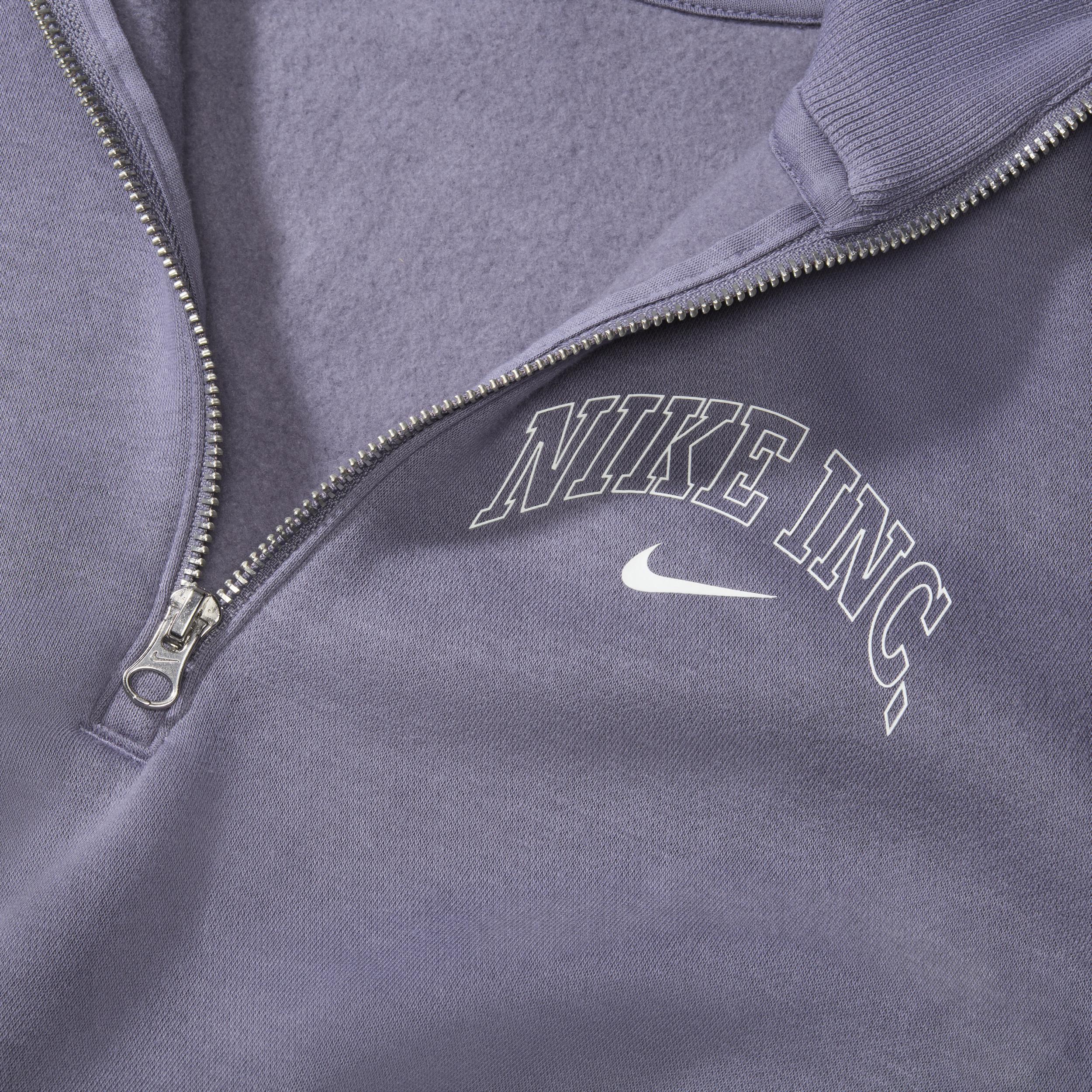 Women's Nike Sportswear Phoenix Fleece 1/2-Zip Cropped Sweatshirt Product Image