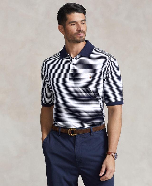 Polo Ralph Lauren Big  Tall Classic Fit Short Sleeve Striped Polo Shirt Product Image