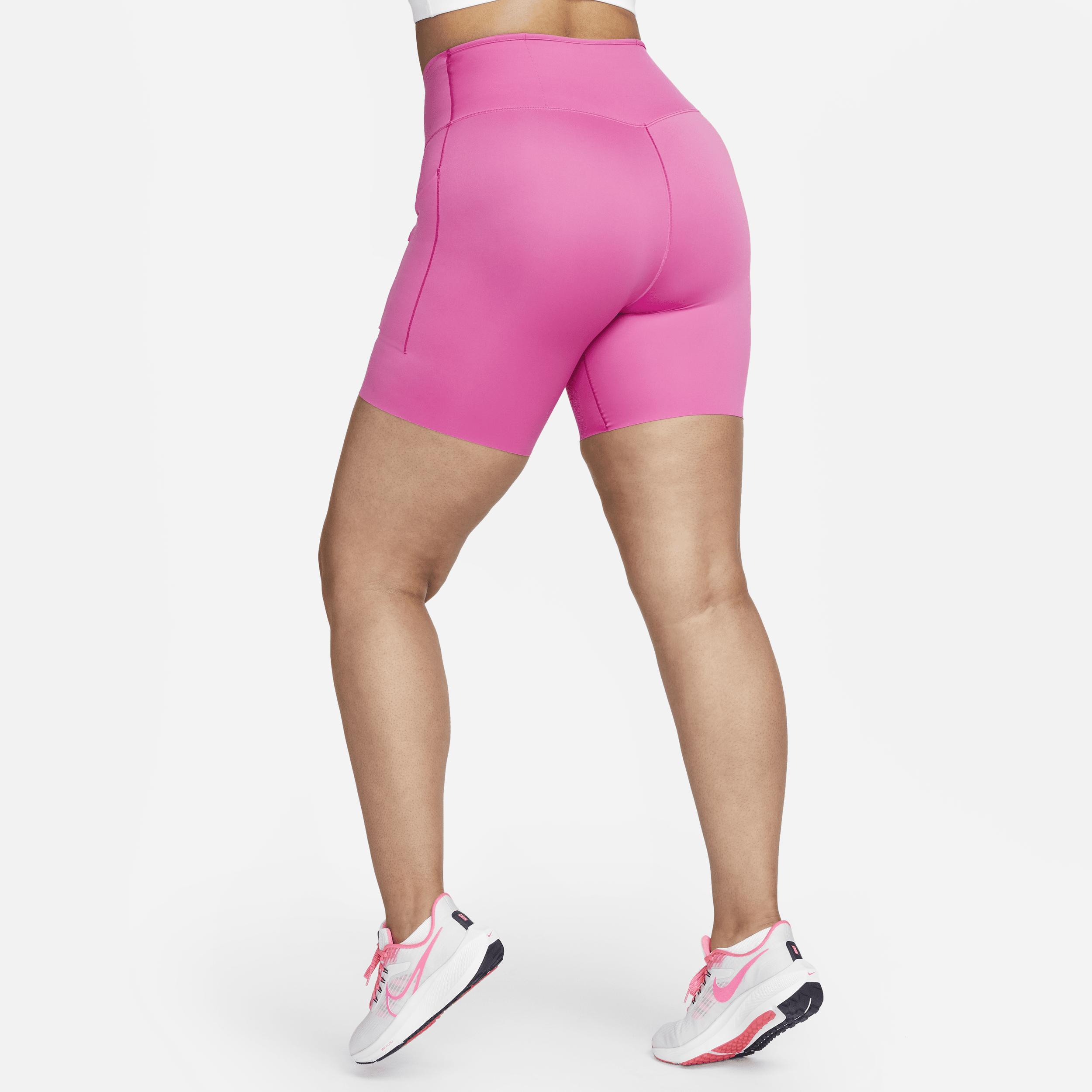 Nike Womens Go Firm-Support High-Waisted 8 Biker Shorts with Pockets Product Image